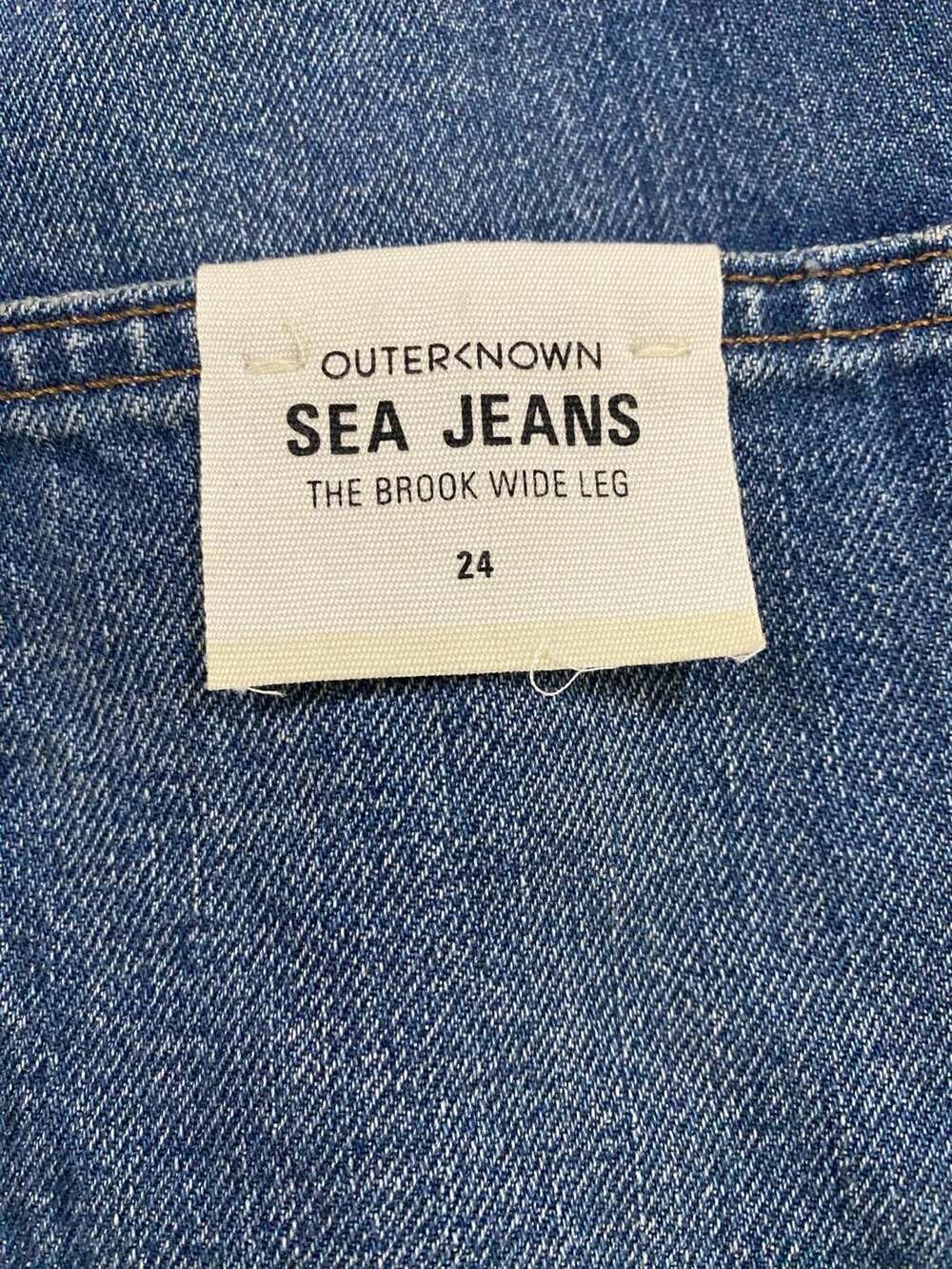NWT Outerknown Sea Jeans The Brook Wide Leg Denim Pants 24 x 27 - Picture 5 of 12